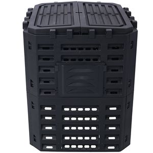 Compostiera da Giardino Grande da 340 Litri (90 Galloni) in Plastica Riciclata, Facile da Montare, per Terreno Fertile - Forniture per Giardino - Product Image 2