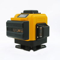Niveau laser croisé professionnel OEM 16 lignes 4D rotatif à 360° vert auto-nivelant