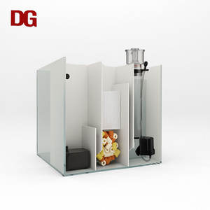 30cm Méduses Aquarium Verre Ultra-blanc 4mm Filtre Arrière Réservoir de Poissons Verre Filtre Arrière Angle Droit Verre Aquarium Réservoir de Poissons - Product Image 4