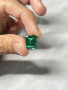 Venta al por Mayor de Piedras Preciosas Nano Verdes Sueltas, Tamaños de 1.0mm a 1.5mm, Efecto Ojo de Gato, Corte Brillante Redondo, Sintéticas, para la Fabricación de Joyas - Product Image 4