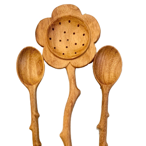 Cuchara ranurada Sunflower, directo de fábrica, Vietnam, material de silicona para uso culinario, diseño con logotipo personalizado grabado. - Product Image 1