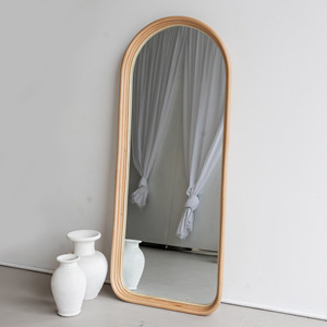 Miroir en rotin en osier en forme d'arc pour la décoration de la maison, miroirs arqués pleine longueur quantité minimale de commande prêt à être exporté - Product Image 6