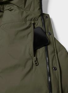 Vestes d'hiver pour hommes avec logo personnalisé OEM, imperméables, antibactériennes, en microfleece, manteau matelassé tendance, hiver 2025, softshell à fermeture éclair - Product Image 3