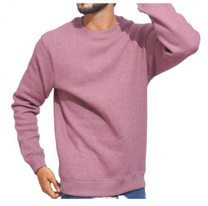 Sweat-shirt de sport uni à coupe classique pour homme, couleur basique, tricoté, décontracté, automne - Product Image 5