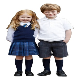 Uniforme Escolar Deportivo Unisex de Algodón Puro de Alta Calidad para Niños de Primaria, con Logotipo Personalizado, Cómodo y Transpirable - Product Image 2