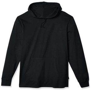 Sweat à capuche noir respirant pour homme 2024, vêtements de sport décontractés avec impression de logo personnalisé, motif, taille plus, adulte - Product Image 5