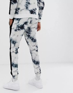 Trajes Deportivos de Algodón Personalizados de Alta Calidad con Estampado Tie Dye, Resistentes al Viento, para Hombres Adultos, Conjuntos Deportivos Tie Dye de Tallas Grandes, Venta al Por Mayor - Product Image 4