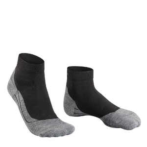 Chaussettes noires pour hommes, respirantes, écologiques, en coton tricoté, épaisses, couleur unie, été, adulte - Product Image 2