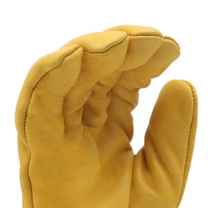 Gants de travail isolés en cuir pour hommes, taille XL, doublure en coton, haute visibilité, séchage rapide, protection hivernale pour la construction et la conduite - Product Image 2