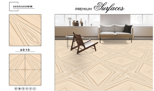 Azulejos de Porcelana Pulida y Esmaltada de Alta Calidad de 600x600 mm, Azulejos para Piso con Aspecto de Mármol para Interiores y Exteriores con Diseño Moderno - Product Image 5