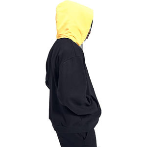 Sweat à capuche unisexe en molleton de coton épais de luxe 450 GSM, coupe oversize à épaules tombantes, broderie personnalisée, respirant, style streetwear - Product Image 3