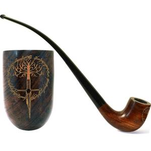 Pipe à fumer en bois, accessoires en bois pour cigarettes, tabac, cigares. Pipes à cigares artisanales naturelles par Curio Craft. - Product Image 1