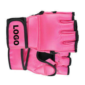 Meilleur prix 2025 – Gants MMA demi-doigts en cuir PU pour hommes, fabriqués au Pakistan, pour les arts martiaux et la boxe - Product Image 2