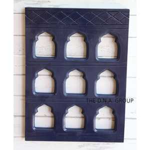 Red Staircase <b>Wooden</b> Jharokha Photo <b>Frame</b> Handcrafted Wood <b>Frames</b> Collection - Product Image 2