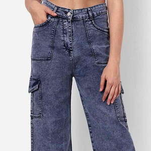 Boyfriend Style Women Jeans Pants Relaxed Fit Ripped Denim Trousers Distressed Casual Fashion Female Denim Jeans - Product Image 5