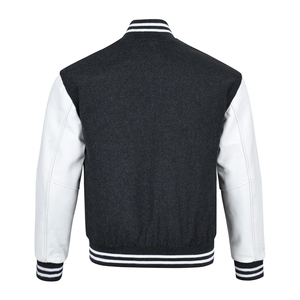 High Quality Coated Varsity Letterman Patches Custom Logo University Style Jacket for <b>Men</b> for Spring Season Front Logo Placement - Product Image 2