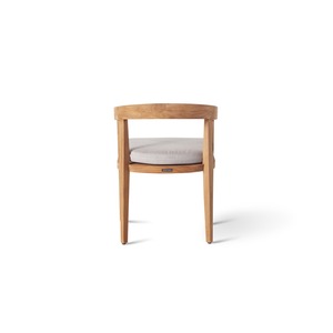Sillón de Madera Maciza de Primera Calidad con Diseño Escultural Minimalista, Asiento Contemporáneo para Restaurante, Hotel y Residencial - Product Image 4