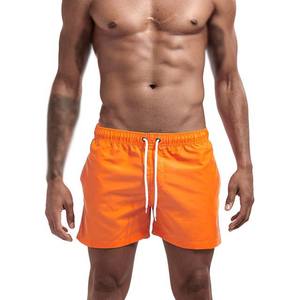Short de bain bleu clair pour hommes, séchage rapide, caleçon de plage, taille élastique avec cordon de serrage, maillot de bain d'été confortable - Product Image 4