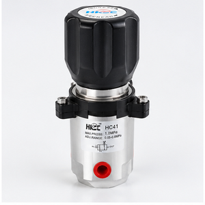 Régulateur de pression à dôme en laiton chromé HKSC HC41, vanne de réduction haute pression pour Argon, Acétylène, Propane, GPL - Product Image 2
