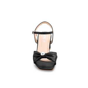 Sandalia de tacón formal negra FR5224 - Product Image 1