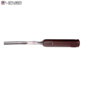 Ciseau à os plat LEXER, longueur 22 cm, lame de 5 mm de large, instruments chirurgicaux orthopédiques pour la sculpture osseuse - Product Image 4