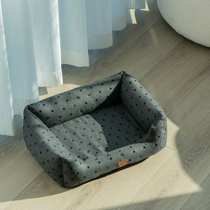 Polka Dot tasarım şık Pet ortopedik hafızalı köpük büyük orta küçük köpek yatakları dayanıklı su geçirmez evcil hayvan kulubesi yatak - Product Image 4