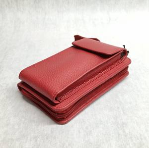 Sacs bandoulière en cuir, pochette pour téléphone portable, porte-cartes RFID, porte-monnaie unisexe, porte-passeport, sac banane, sac de voyage à bandoulière - Product Image 5