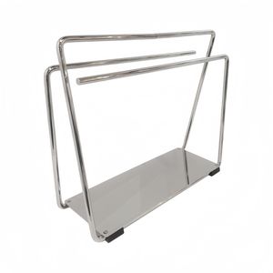 Stainless Steel Modern Table Hand <b>Towel</b> <b>Holder</b> Free Standing Chrome Plated for <b>Kitchen</b> and Bathroom - Product Image 2