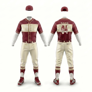 Uniforme de Béisbol de la Mejor Calidad, Tejido Transpirable, Ligero y Cómodo, Ideal para Entrenamientos, Partidos y Equipos - Product Image 1
