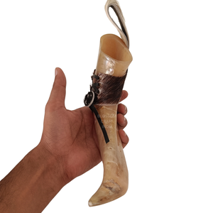 Auténtico Cuerno para Beber de Búfalo, Buey o Vaca, de la Mejor Calidad, Hecho a Mano, Estilo Medieval, Superventas - Product Image 2