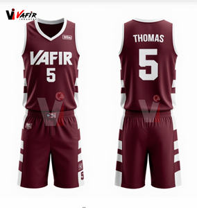 Vente directe d'usine, design personnalisé, vêtements de sport respirants, ensemble de maillots de basket-ball personnalisés à sublimation réversible, uniforme de basket-ball - Product Image 6