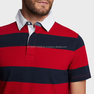 Camisetas de polo de golf para hombre de algodón 100%, camisetas de polo personalizables de manga corta con logotipo bordado y patrón sólido para hombre - Product Image 5
