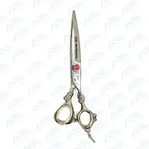 Ciseaux à effiler professionnels Apto Enterprises en acier inoxydable couleur or avec manche dragon, écologiques, pour salon de coiffure et de beauté - Product Image 1