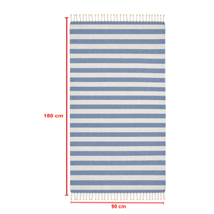 Serviettes de plage Fouta rayées 100% coton, haute absorption d'eau, excellente qualité, serviettes de plage turques pour les commandes en gros. - Product Image 6