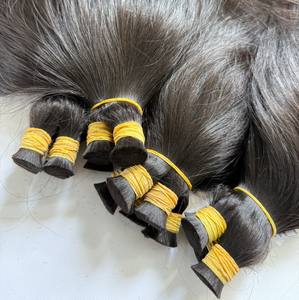 CdyHairVN Promoción de Halloween Extensiones de cabello a granel de alta calidad Cabello humano súper doble dibujado al por mayor - Product Image 2