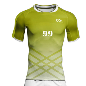 Tenue de football personnalisée sublimée pour homme, maillot vert et blanc, short, kit respirant toutes saisons, vêtements de sport pour adulte CARE MASTER - Product Image 4