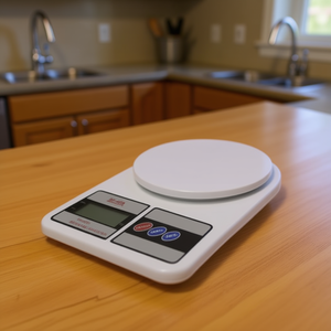 Báscula de Cocina Digital ESCALAS Premium de 10 kg, Acero Inoxidable Duradero con Pantalla Fácil de Leer, Mide Ingredientes con Precisión - Product Image 3