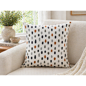 Modern Luxury Linen <b>Cushion</b> <b>Cover</b> | Printed Decorative Throw Pillow <b>Cover</b> for Living Room - Product Image 2