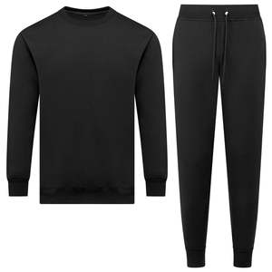 Survêtement en velours personnalisé pour femmes, ensemble 2 pièces, sweat-shirts zippés avec poches, survêtement de jogging pour hommes - Product Image 3