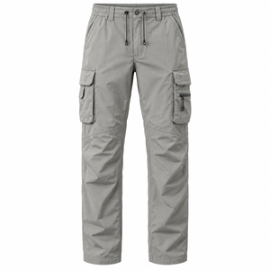 Plain Dyed <b>Spandex</b>/Cotton OEM Men's Casual Olive Jogger <b>Pants</b> Kick Flare Leg Mid-Waist Waterproof Eco-Friendly Breathable - Product Image 2