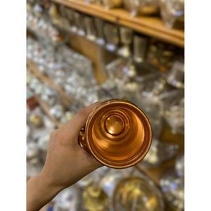 Pure <b>Copper</b> Water Bottle <b>Screw</b> On Lid Metal Drinking Bottle For Travel Camping Hiking Reusable With Lid Adult Use - Product Image 3