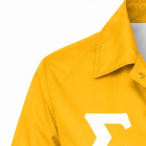 Veste à fermeture éclair intégrale personnalisée avec motif de crête et lettres de la sororité grecque SGRho, bleu roi, motif lignes croisées, pour université - Product Image 3