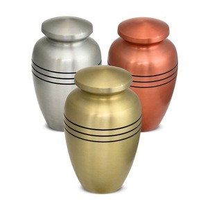 3 Unit Timeless Brass Sample Pack Cremation Urns <b>Memorial</b> Ash Containers Funeral <b>Keepsakes</b> Durable Elegant Premium - Product Image 1