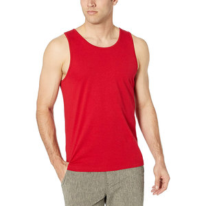 Débardeurs de sport pour hommes OEM, décontractés, d'été, à séchage rapide, respirants, en coton, couleur unie - Product Image 5