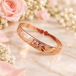 Brazalete de Cobre en Espiral, Joyería Decorativa Artesanal, Fabricante al por Mayor - Product Image 1