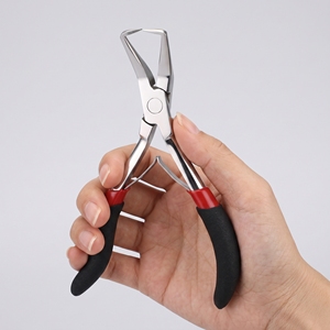 Pince professionnelle pour retirer les extensions de cheveux, en acier inoxydable, outil de retrait des micro-anneaux - Product Image 4