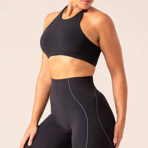 Hot Sale Women's Fitness Sports <b>Bra</b> High Quality 4 Way <b>Stretch</b> Breathable Eco-Friendly Medium Elasticity XS Customizable Front - Product Image 3