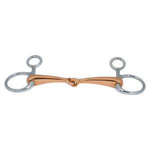 Mors de cheval Baucher en acier inoxydable, articulé simple, avec tiges et joues courbées, confortable, multifonction, de haute qualité, équipement robuste - Product Image 1