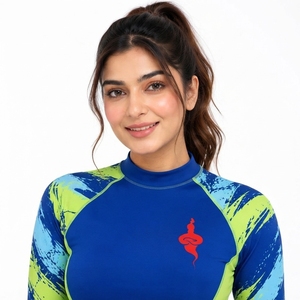 <b>Women</b> <b>Rash</b> <b>Guard</b> Long Sleeve Outdoor Sports Shirt Breathable Quick Dry Athletic Performance Wear <b>for</b> Swimming Surfing Fitness - Product Image 5