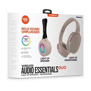 Set Duo Audio Essentials: Altoparlanti Portatili e Cuffie in Beige - Product Image 2